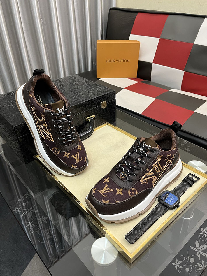 ルイヴィトン アウトレット店舗 靴 メンズ Louis Vuitton ビバリーヒルズ ライン スニーカー 2628066 ルイヴィトン スニーカー 人気 - 画像 (3)