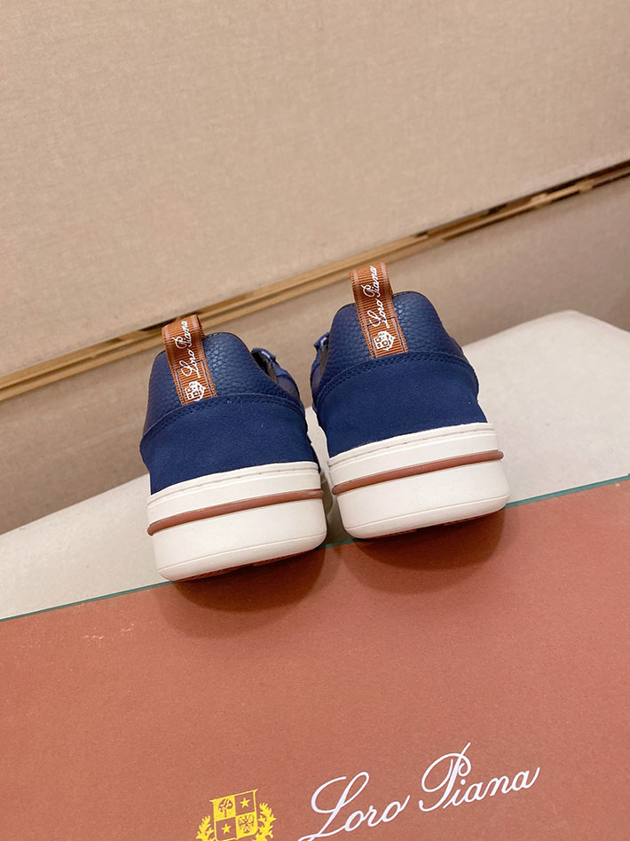 メンズ 最高級ロロピアーナスーパーコピー Loro Piana ニューポート・ウォーク・スニーカー 2628086 ロロピアーナ シューズ - 画像 (4)