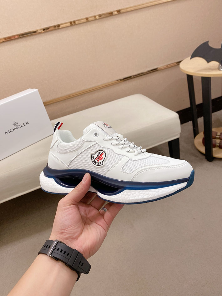 メンズ 最高級モンクレールスーパーコピー MONCLER ローカットスニーカー ロゴ トリコロールタグ 2628091 モンクレール 靴 メンズ - 画像 (8)