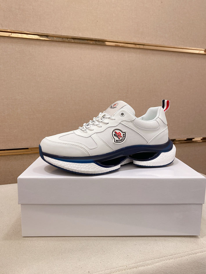 メンズ 最高級モンクレールスーパーコピー MONCLER ローカットスニーカー ロゴ トリコロールタグ 2628091 モンクレール 靴 メンズ - 画像 (2)