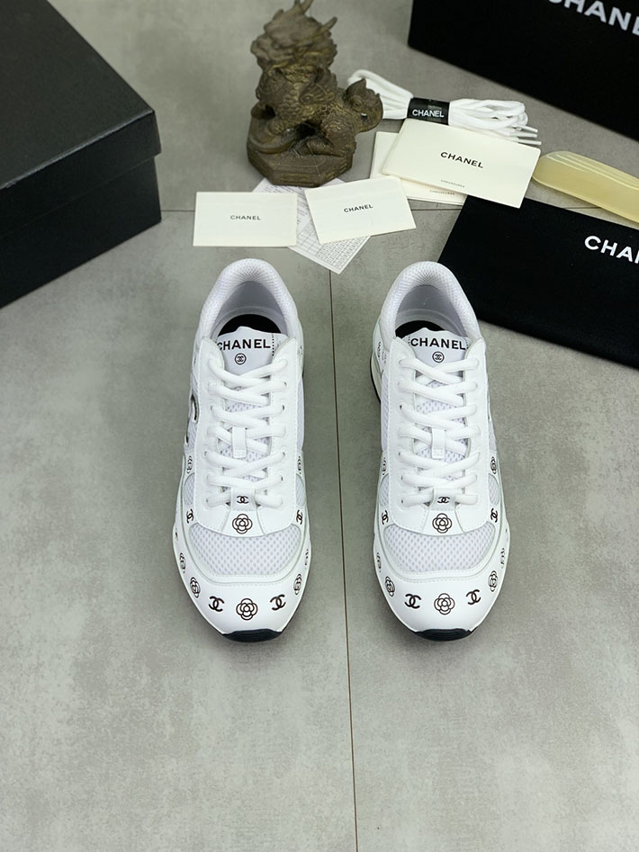 男女 兼用 最高級シャネルスーパーコピー CHANEL ココマーク ワッペンロゴ スエードレザー シャギーニット 2628121 シャネル スニーカー メンズ - 画像 (9)