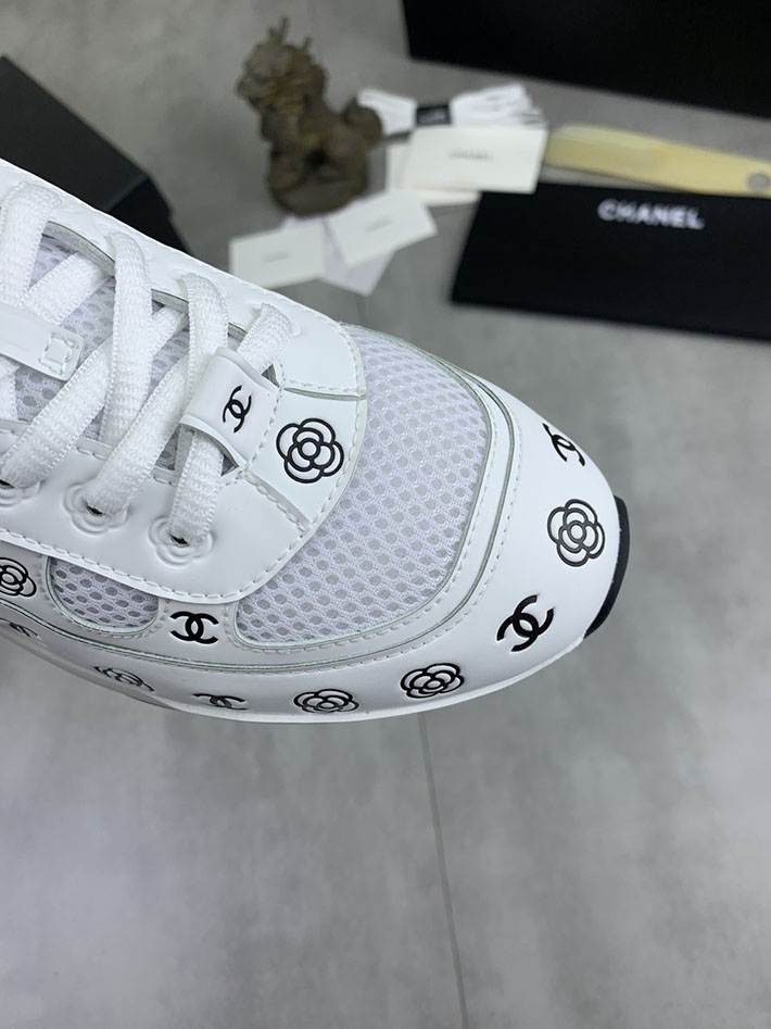 男女 兼用 最高級シャネルスーパーコピー CHANEL ココマーク ワッペンロゴ スエードレザー シャギーニット 2628121 シャネル スニーカー メンズ - 画像 (6)