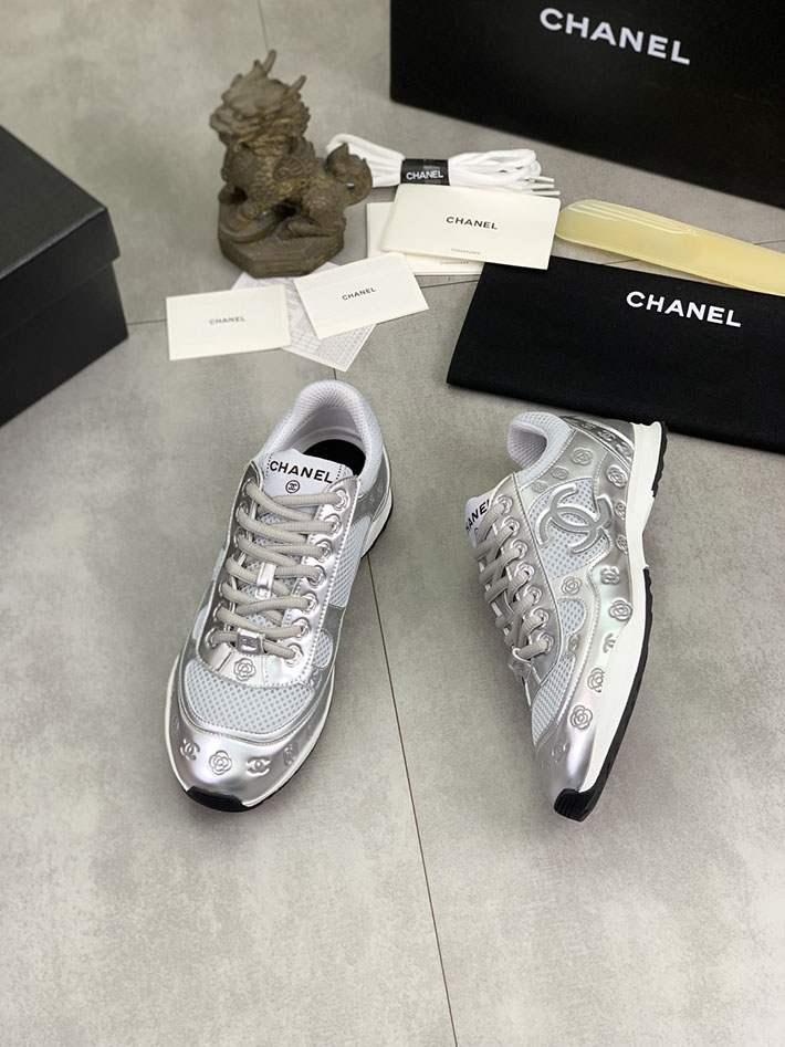 男女 兼用 最高級シャネルスーパーコピー CHANEL ココマーク ワッペンロゴ スエードレザー シャギーニット 2628124 シャネル スニーカー 人気 - 画像 (8)