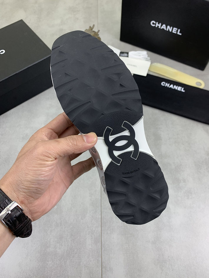 男女 兼用 最高級シャネルスーパーコピー CHANEL ココマーク ワッペンロゴ スエードレザー シャギーニット 2628124 シャネル スニーカー 人気 - 画像 (2)