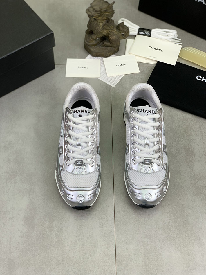 男女 兼用 最高級シャネルスーパーコピー CHANEL ココマーク ワッペンロゴ スエードレザー シャギーニット 2628126 シャネル スニーカー 公式 メンズ - 画像 (9)