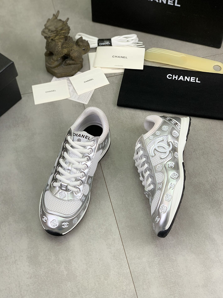 男女 兼用 最高級シャネルスーパーコピー CHANEL ココマーク ワッペンロゴ スエードレザー シャギーニット 2628126 シャネル スニーカー 公式 メンズ - 画像 (8)