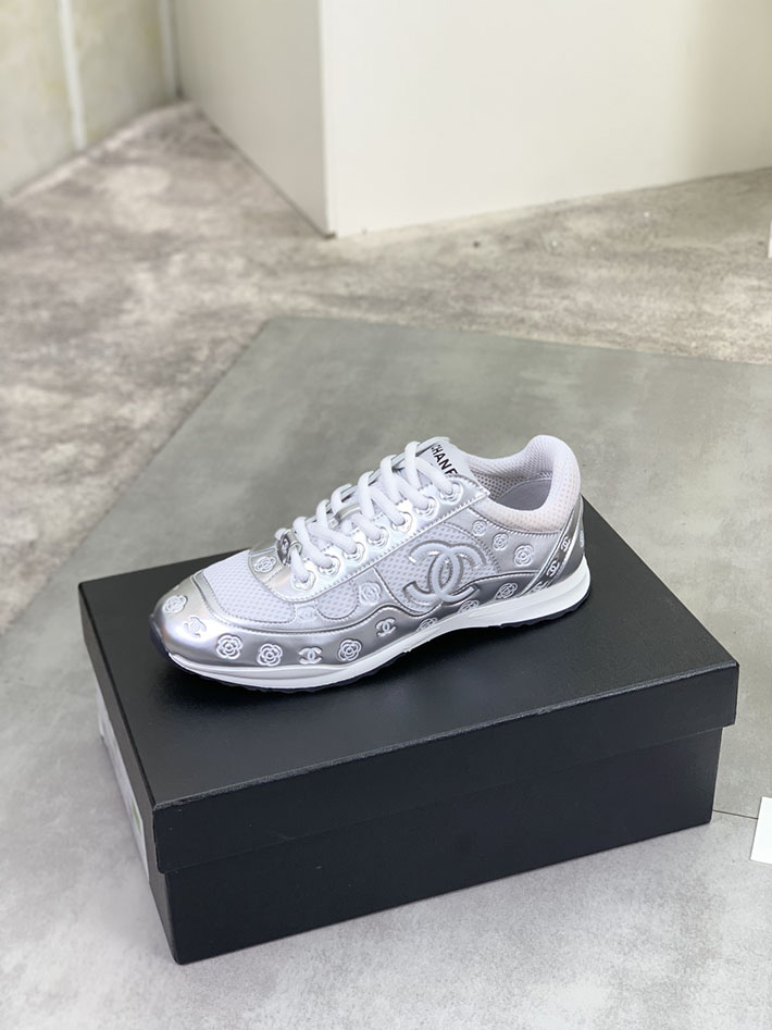 男女 兼用 最高級シャネルスーパーコピー CHANEL ココマーク ワッペンロゴ スエードレザー シャギーニット 2628126 シャネル スニーカー 公式 メンズ - 画像 (7)
