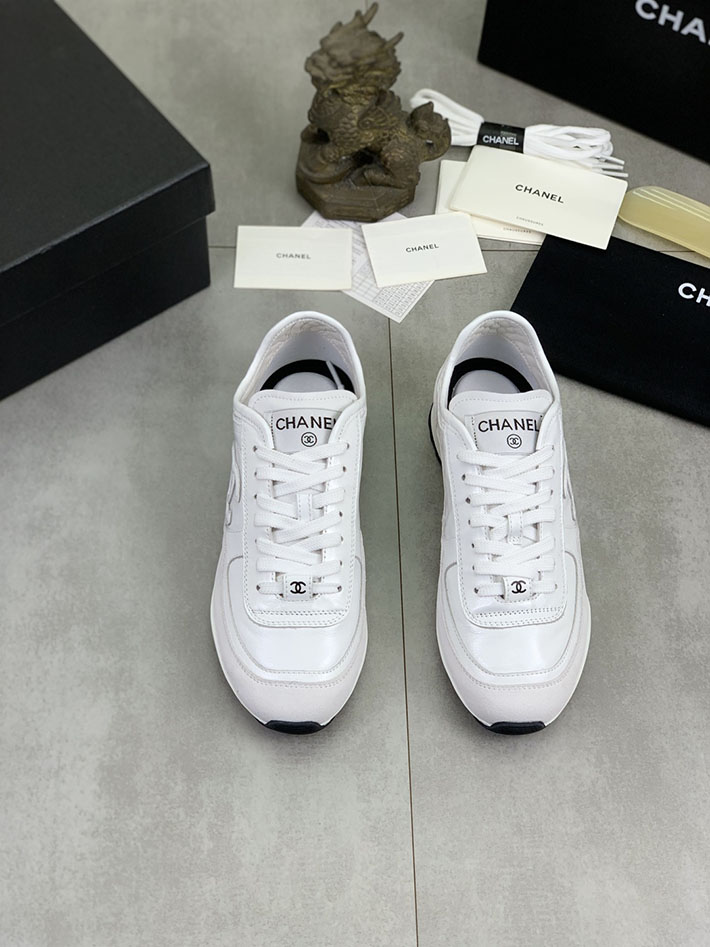 男女 兼用 最高級シャネルスーパーコピー CHANEL ココマーク ワッペンロゴ スエードレザー シャギーニット 2628130 スニーカー 芸能人 日本人 - 画像 (9)