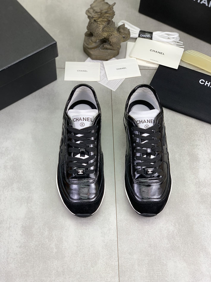 男女 兼用 最高級シャネルスーパーコピー CHANEL ココマーク ワッペンロゴ スエードレザー シャギーニット 2628131 海外 スニーカー 流行り メンズ - 画像 (9)