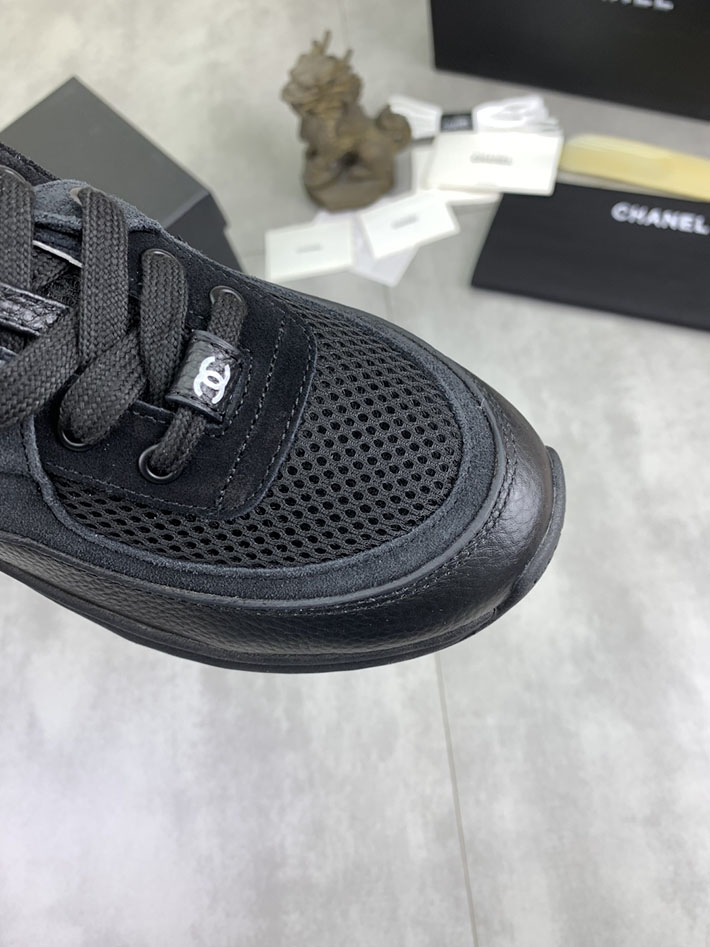 男女 兼用 最高級シャネルスーパーコピー CHANEL ココマーク ワッペンロゴ スエードレザー シャギーニット 2628135 スニーカー 芸能人 インスタ - 画像 (6)