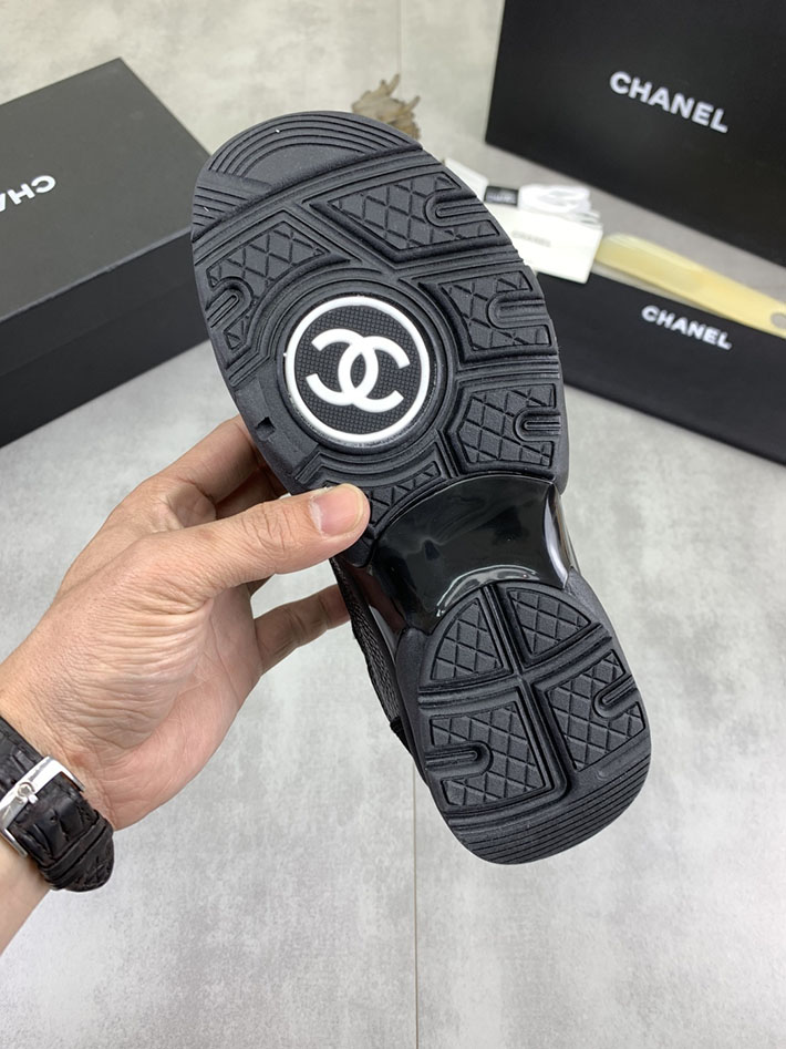 男女 兼用 最高級シャネルスーパーコピー CHANEL ココマーク ワッペンロゴ スエードレザー シャギーニット 2628135 スニーカー 芸能人 インスタ - 画像 (2)