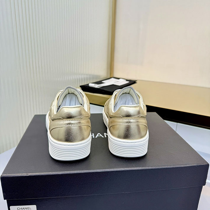 レディース 最高級シャネルスーパーコピー CHANEL 20AW ロゴパッチスニーカー 靴 2628145 スニーカー レディース おしゃれ 40代 - 画像 (4)