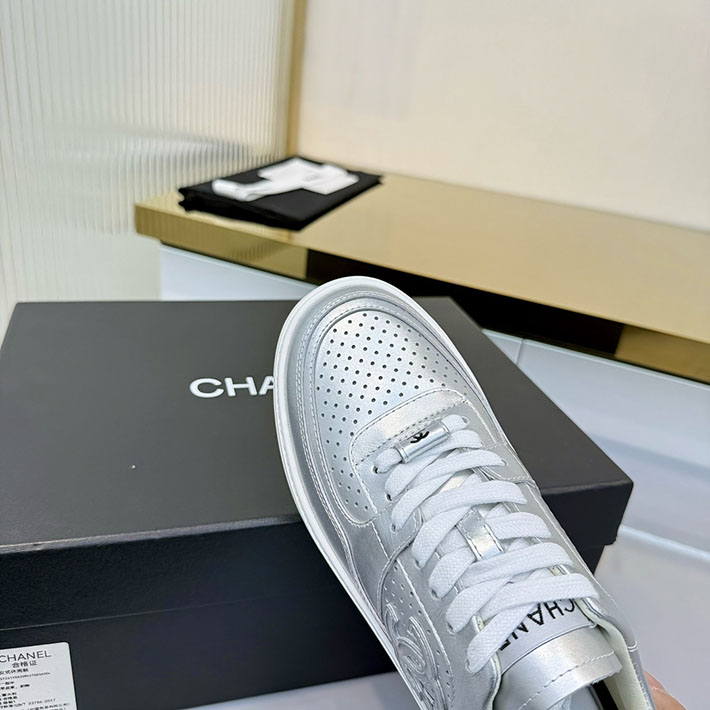 レディース 最高級シャネルスーパーコピー CHANEL 20AW ロゴパッチスニーカー 靴 2628146 スニーカー レディース きれいめ 通勤 - 画像 (5)