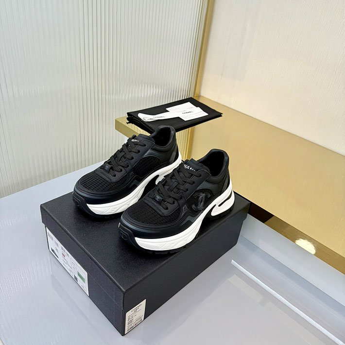 レディース 最高級シャネルスーパーコピー CHANEL スニーカー レースアップ ローカット ココマーク レザー 2628149 スニーカー レディース おしゃれ 40代 - 画像 (2)