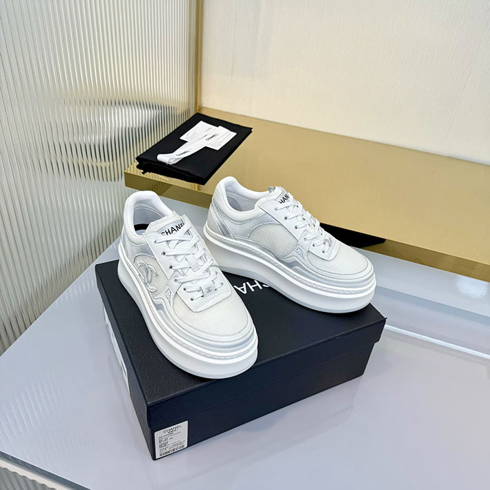 レディース 最高級シャネルスーパーコピー CHANEL スニーカー レースアップ ローカット ココマーク レザー 2628150 ハイブランドスニーカー レディース 人気 - 画像 (12)