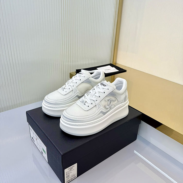 レディース 最高級シャネルスーパーコピー CHANEL スニーカー レースアップ ローカット ココマーク レザー 2628150 ハイブランドスニーカー レディース 人気 - 画像 (11)