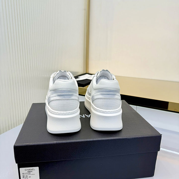 レディース 最高級シャネルスーパーコピー CHANEL スニーカー レースアップ ローカット ココマーク レザー 2628150 ハイブランドスニーカー レディース 人気 - 画像 (10)