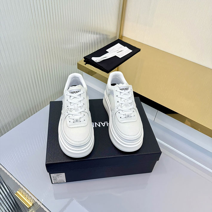 レディース 最高級シャネルスーパーコピー CHANEL スニーカー レースアップ ローカット ココマーク レザー 2628150 ハイブランドスニーカー レディース 人気 - 画像 (9)