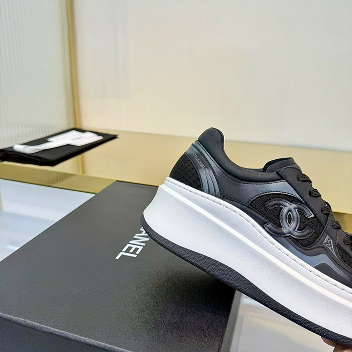 レディース 最高級シャネルスーパーコピー CHANEL スニーカー レースアップ ローカット ココマーク レザー 2628151 スニーカー レディース おしゃれ 50代 - 画像 (4)
