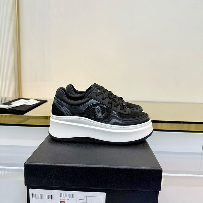 レディース 最高級シャネルスーパーコピー CHANEL スニーカー レースアップ ローカット ココマーク レザー 2628151 スニーカー レディース おしゃれ 50代 - 画像 (3)