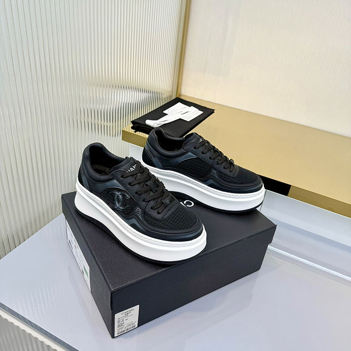 レディース 最高級シャネルスーパーコピー CHANEL スニーカー レースアップ ローカット ココマーク レザー 2628151 スニーカー レディース おしゃれ 50代 - 画像 (10)