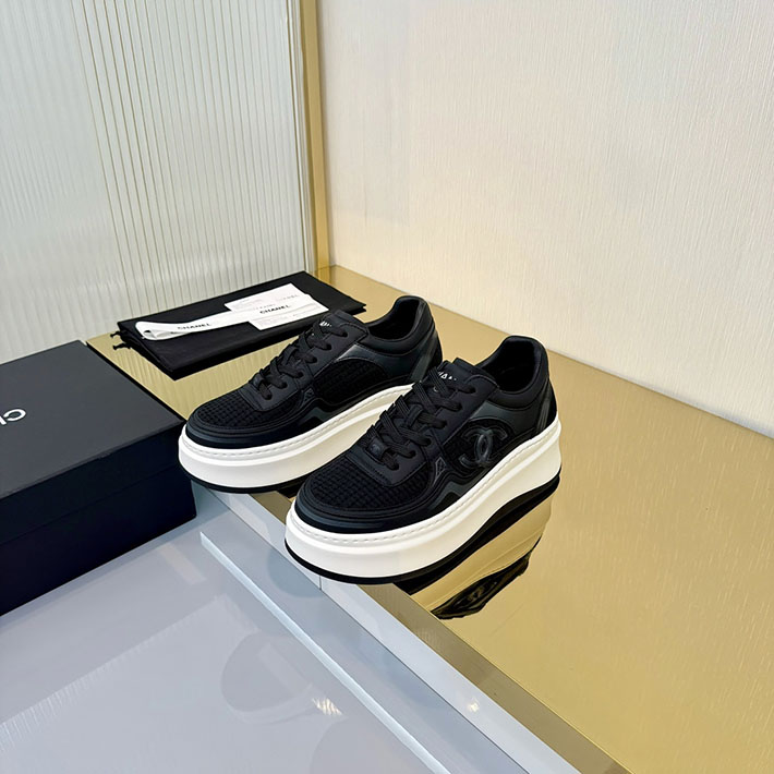 レディース 最高級シャネルスーパーコピー CHANEL スニーカー レースアップ ローカット ココマーク レザー 2628151 スニーカー レディース おしゃれ 50代 - 画像 (8)