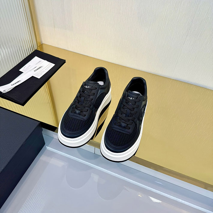 レディース 最高級シャネルスーパーコピー CHANEL スニーカー レースアップ ローカット ココマーク レザー 2628151 スニーカー レディース おしゃれ 50代 - 画像 (7)