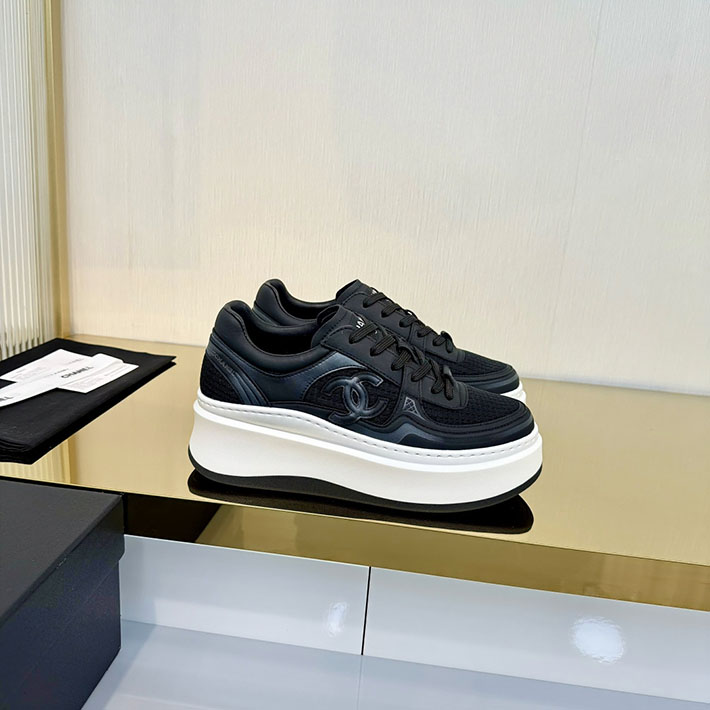 レディース 最高級シャネルスーパーコピー CHANEL スニーカー レースアップ ローカット ココマーク レザー 2628151 スニーカー レディース おしゃれ 50代 - 画像 (6)