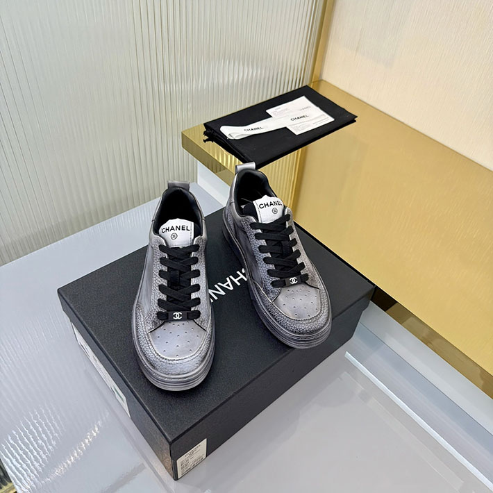 レディース 最高級シャネルスーパーコピー CHANEL スニーカー レースアップ ローカット ココマーク レザー 2628153 スニーカー レディース 人気 30代 - 画像 (8)