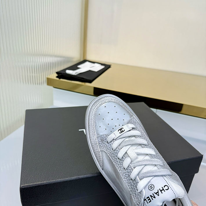 レディース 最高級シャネルスーパーコピー CHANEL スニーカー レースアップ ローカット ココマーク レザー 2628154 スニーカー 可愛い 歩きやすい - 画像 (3)