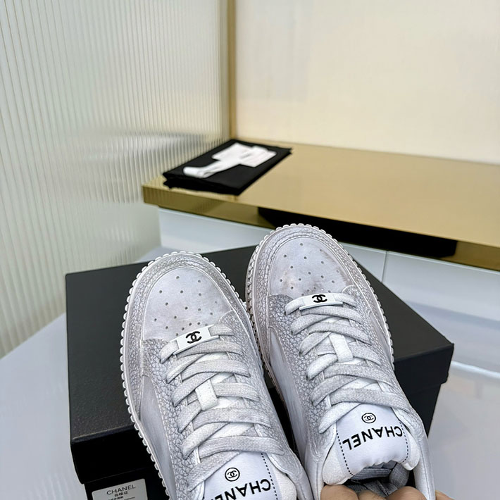 レディース 最高級シャネルスーパーコピー CHANEL スニーカー レースアップ ローカット ココマーク レザー 2628156 流行り の スニーカー レディース 2026 - 画像 (6)