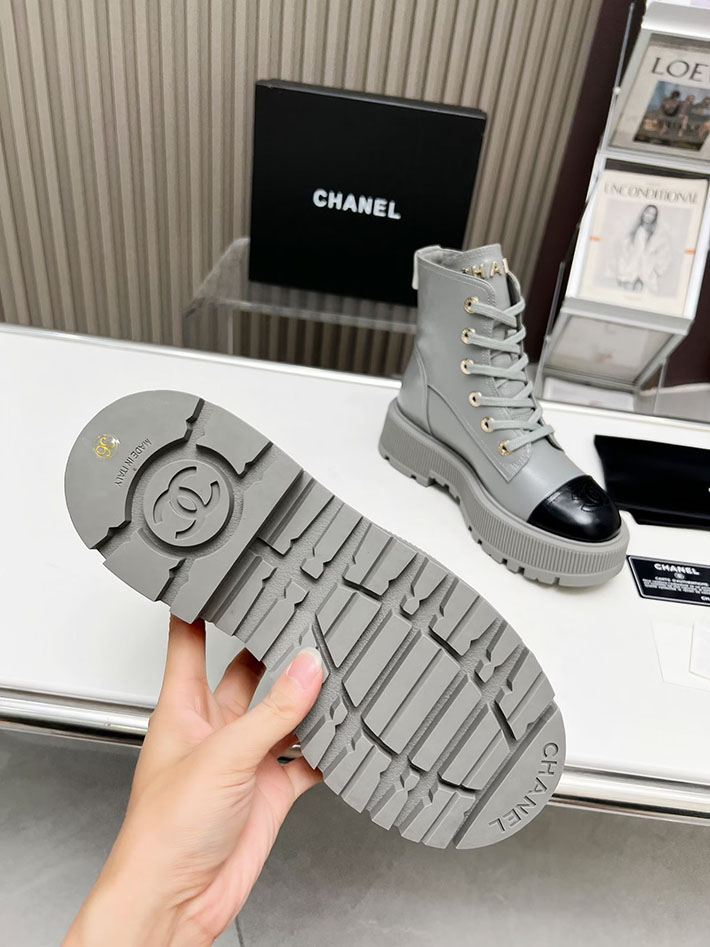 最高級シャネルスーパーコピー CHANEL ショートブーツ マトラッセ ココマーク ベルベット デニム 2628166 Chanel ショート ブーツ レディース - 画像 (8)