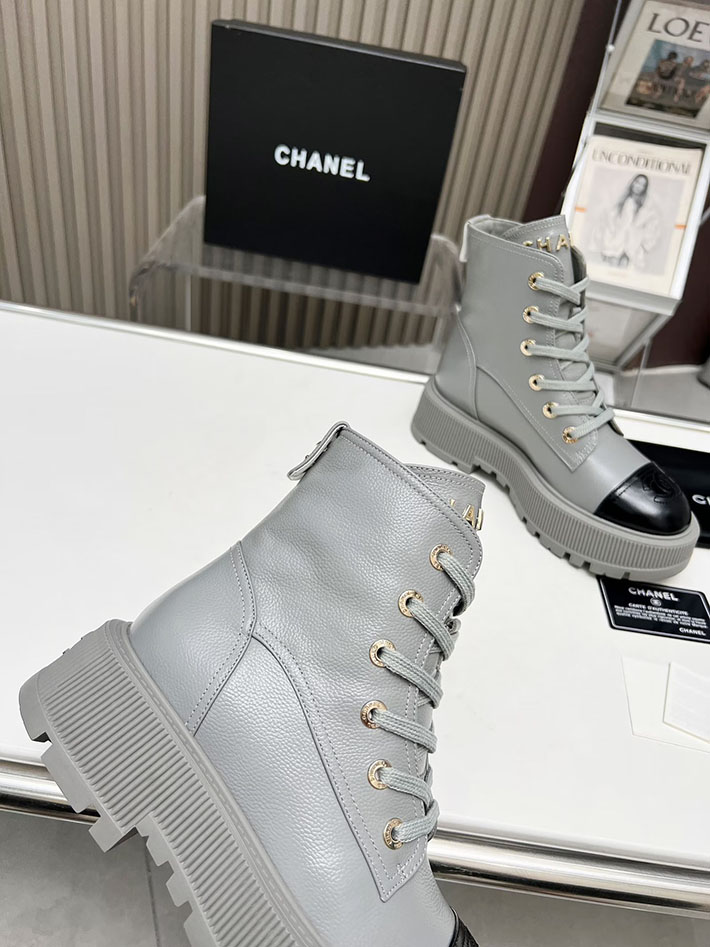 最高級シャネルスーパーコピー CHANEL ショートブーツ マトラッセ ココマーク ベルベット デニム 2628166 Chanel ショート ブーツ レディース - 画像 (6)