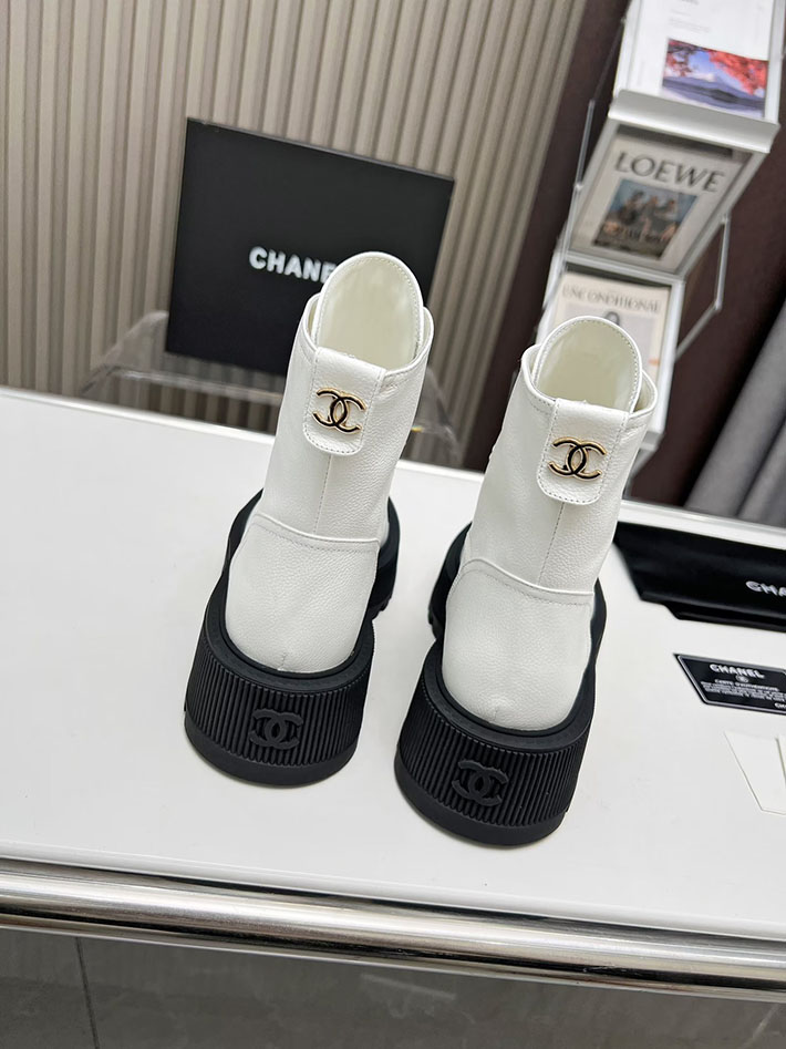 最高級シャネルスーパーコピー CHANEL ショートブーツ マトラッセ ココマーク ベルベット デニム 2628167 シャネル ブーツ 定番 - 画像 (5)