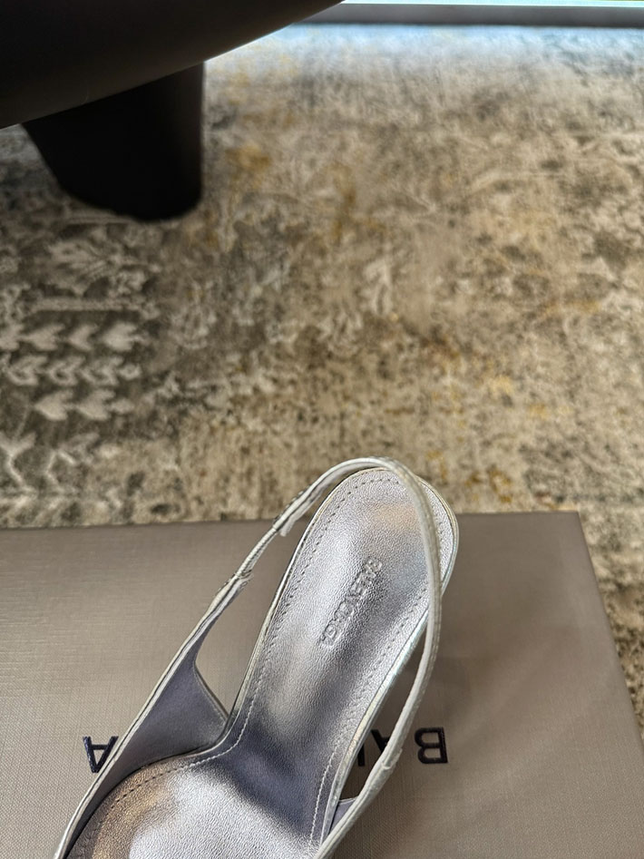 最高級バレンシアガスーパーコピー BALENCIAGA アベニューパラッツォ サテンパンプス シューズ 2628185 バレンシアガ ヒール - 画像 (6)