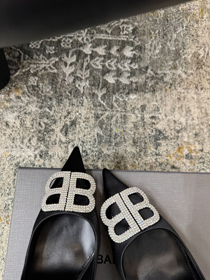 最高級バレンシアガスーパーコピー BALENCIAGA パンプス スエード調 ポインテッドトゥ ハイヒール 2628190 バレンシアガ パンプス リボン - 画像 (8)