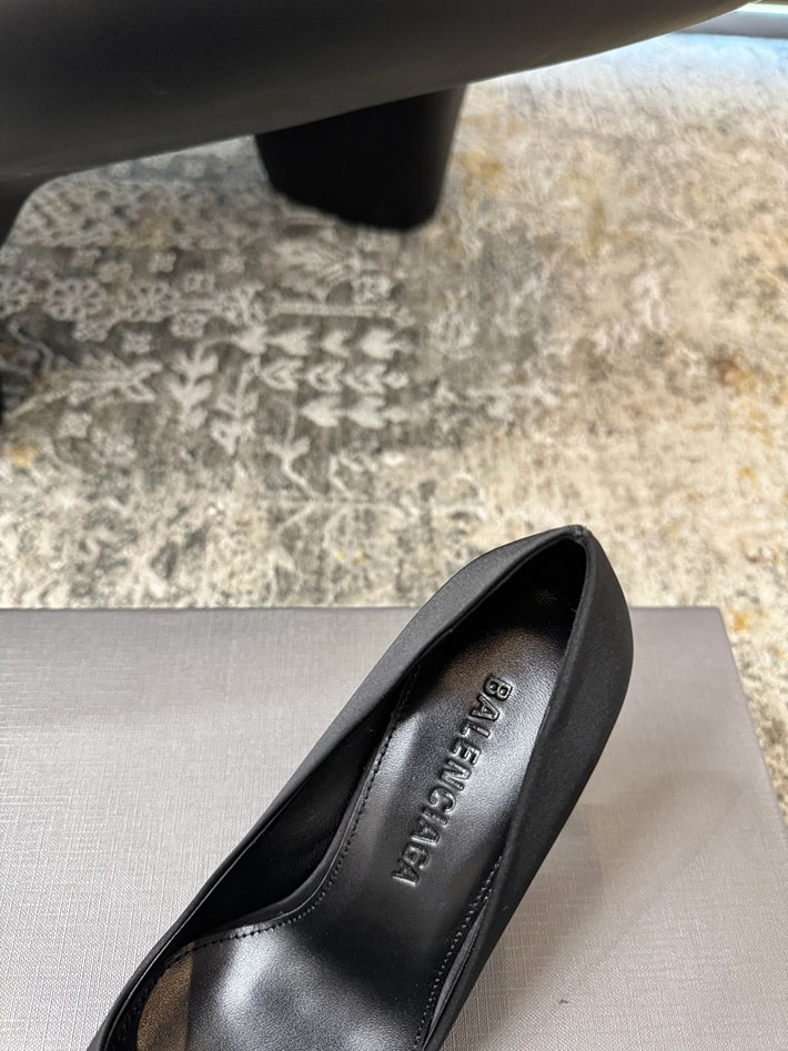 最高級バレンシアガスーパーコピー BALENCIAGA パンプス スエード調 ポインテッドトゥ ハイヒール 2628190 バレンシアガ パンプス リボン - 画像 (7)