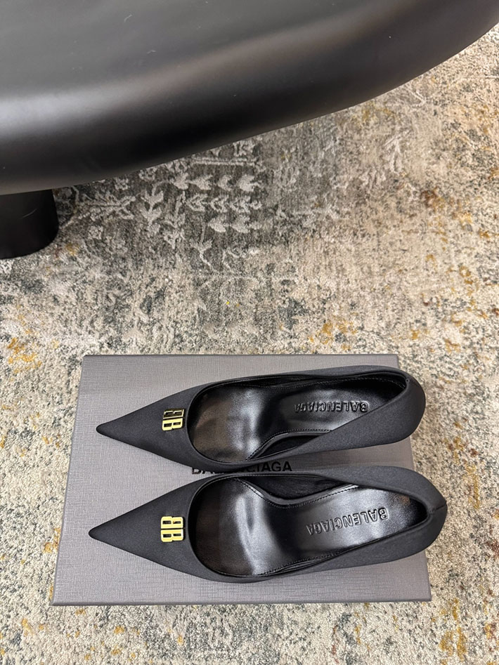 最高級バレンシアガスーパーコピー BALENCIAGA パンプス スエード調 ポインテッドトゥ ハイヒール 2628192 バレンシアガ 靴 アウトレット - 画像 (4)