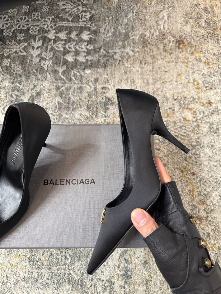 最高級バレンシアガスーパーコピー BALENCIAGA パンプス スエード調 ポインテッドトゥ ハイヒール 2628192 バレンシアガ 靴 アウトレット - 画像 (2)