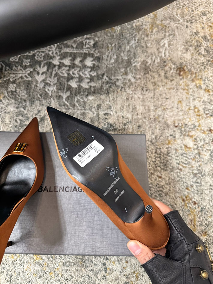 最高級バレンシアガスーパーコピー BALENCIAGA パンプス スエード調 ポインテッドトゥ ハイヒール 2628193 バレンシアガ 靴 レディース - 画像 (9)