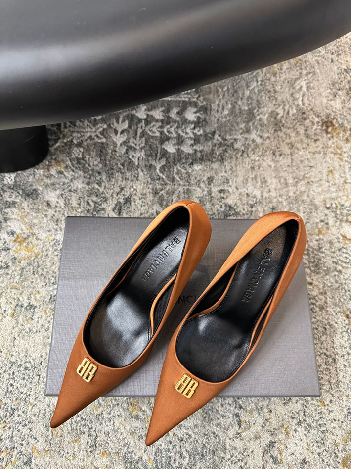 最高級バレンシアガスーパーコピー BALENCIAGA パンプス スエード調 ポインテッドトゥ ハイヒール 2628193 バレンシアガ 靴 レディース - 画像 (3)