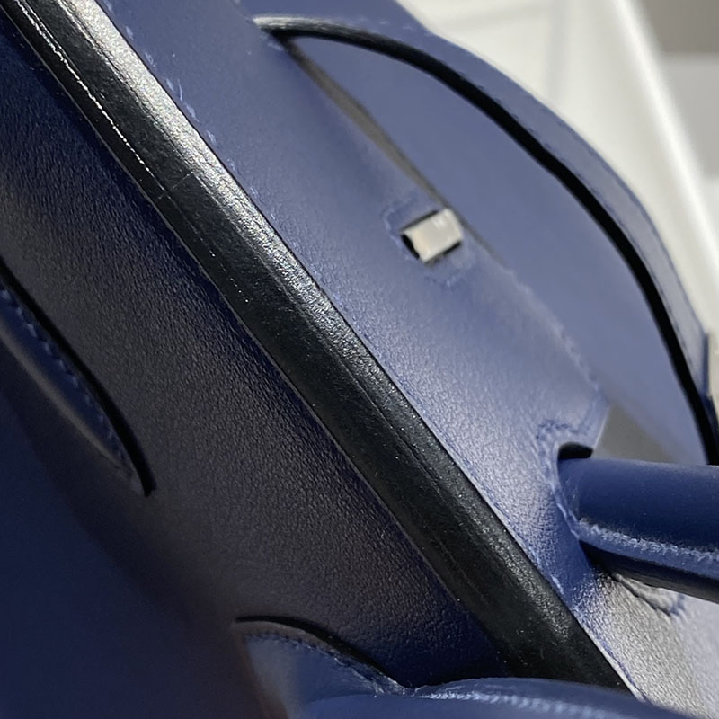 HERMES バーキンショルダーライト 29 Shoulder birkin ディープブルー スイフト シルバー金具 2627394 ショルダーバーキン29 定価 - 画像 (5)