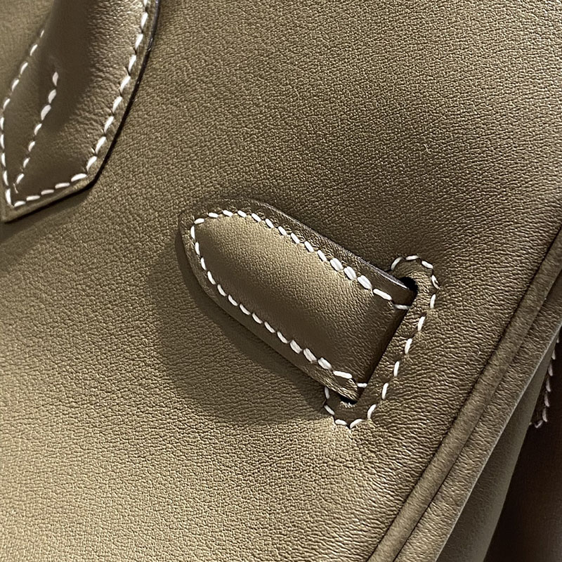 HERMES バーキンショルダーライト 29 Shoulder birkin エトゥープ スイフト シルバー金具 2627395 ショルダーバーキン 新作 - 画像 (6)