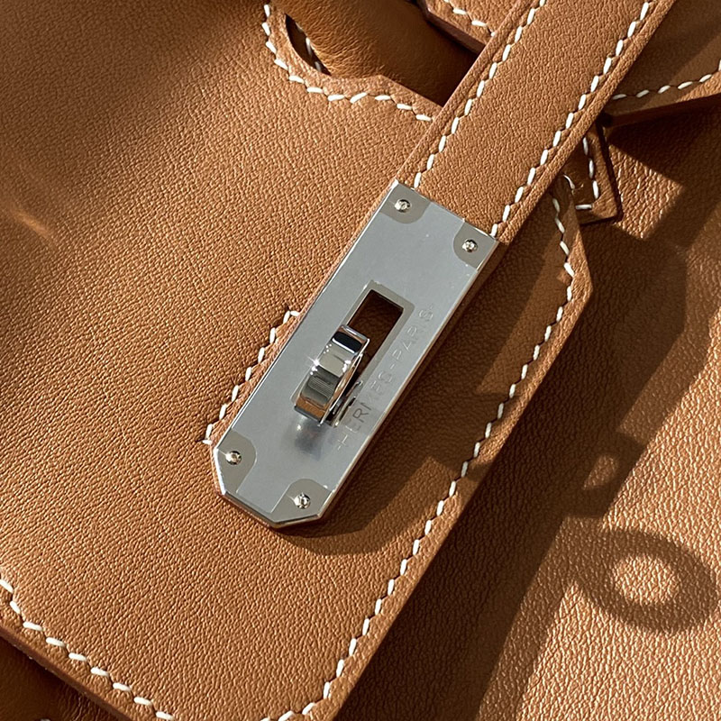 HERMES バーキンショルダーライト 29 Shoulder birkin ゴールド スイフト シルバー金具 2627396 エルメス ショルダーバーキン29 - 画像 (5)