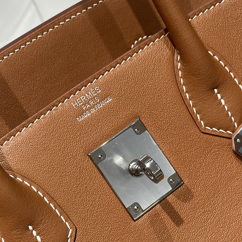 HERMES バーキンショルダーライト 29 Shoulder birkin ゴールド スイフト シルバー金具 2627396 エルメス ショルダーバーキン29 - 画像 (4)