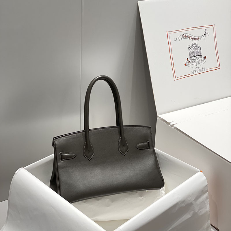 HERMES バーキンショルダーライト 29 Shoulder birkin エベンヌ スイフト シルバー金具 2627397 バーキン ショルダーストラップ - 画像 (7)