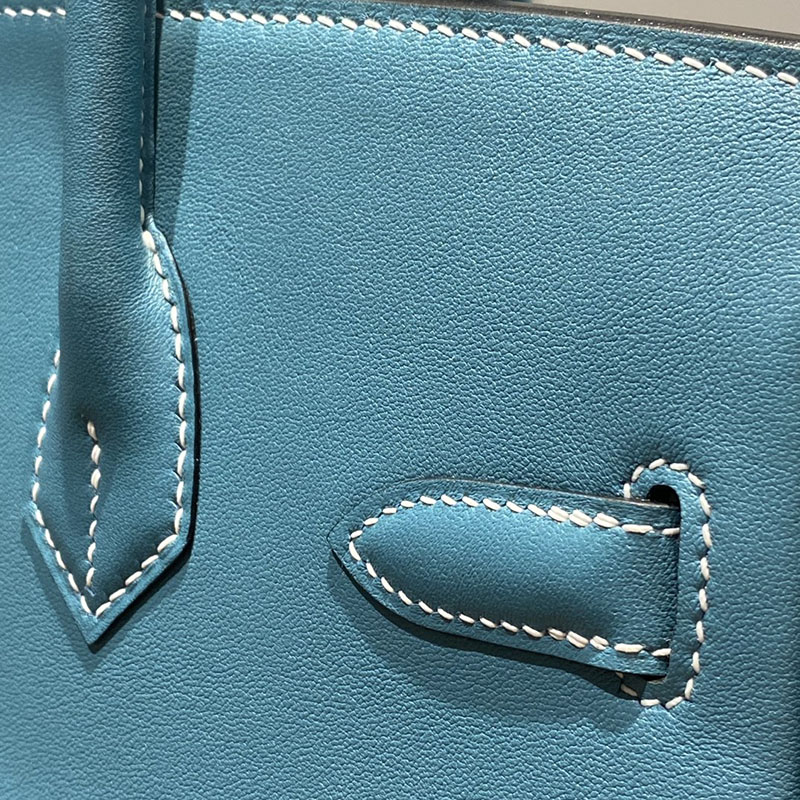 HERMES バーキンショルダーライト 29 Shoulder birkin ブルージーン スイフト シルバー金具 2627398 エルメスバーキンショルダー - 画像 (4)
