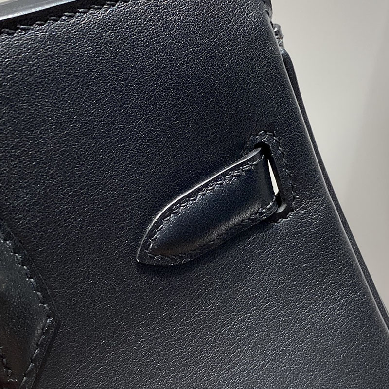 HERMES バーキンショルダーライト 29 Shoulder birkin 黒 ブラック スイフト シルバー金具 2627399 エルメス バッグ バーキン - 画像 (7)