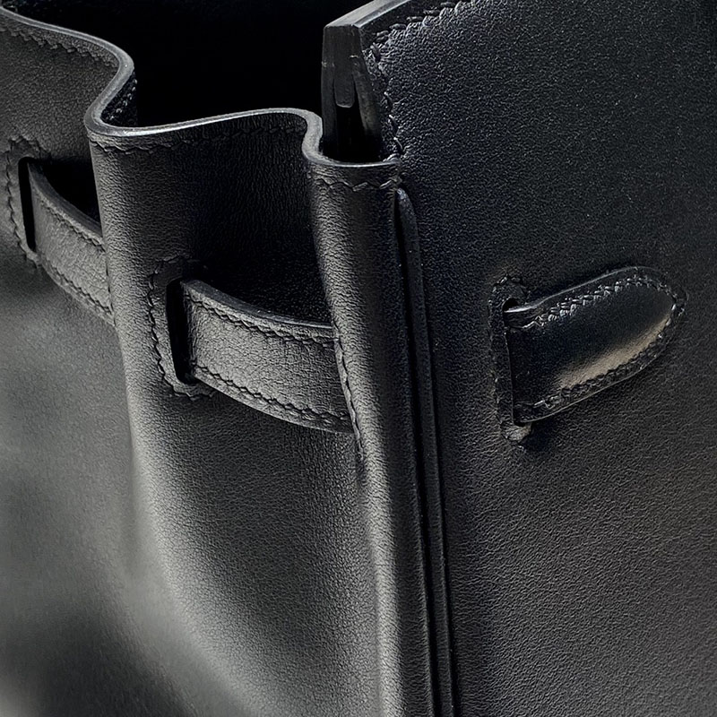 HERMES バーキンショルダーライト 29 Shoulder birkin 黒 ブラック スイフト シルバー金具 2627399 エルメス バッグ バーキン - 画像 (5)