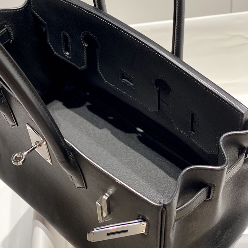 HERMES バーキンショルダーライト 29 Shoulder birkin 黒 ブラック スイフト シルバー金具 2627399 エルメス バッグ バーキン - 画像 (2)